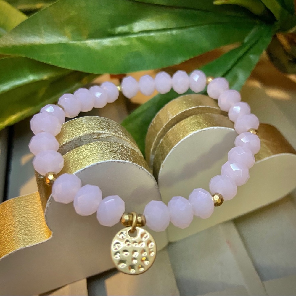 Rose Chakra Beaded Bracelet